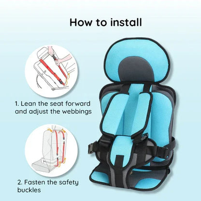 Foldable Child Car Booster Seat